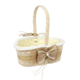 Cesta, p&eacute;talos o anillos de boda