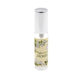 Bote de perfume de jazm&iacute;n en cristal con vaporizador, 10 ml
