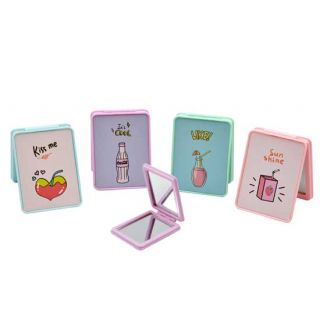 4 espejos de bebidas surtidas, grabables a l&aacute;ser, 6x8 cm