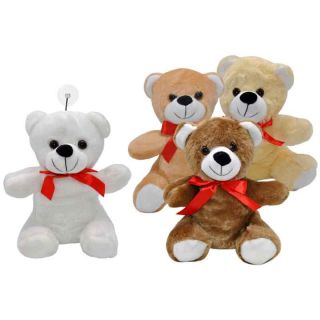Peluche de oso con ventosa para colgarlo, mide 25 cm