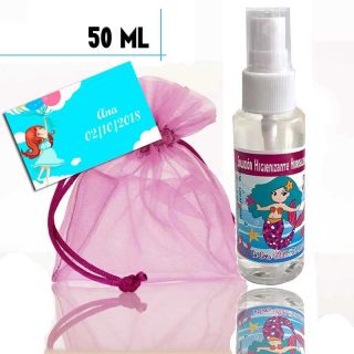 Gel Hidroalcoh&oacute;lico de Sirenita 50ml, con bolsa y tarjeta
