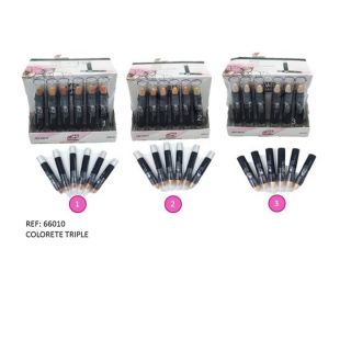 Corrector de l&aacute;piz triple