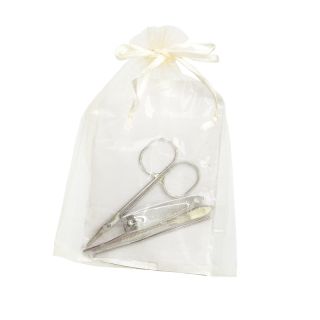 SET DE MANICURA EN BOLSA ORGANZA BEIG 