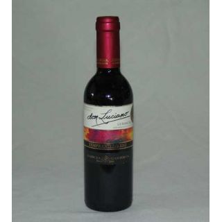 Botella de vino tempranillo don luciano D.O La Mancha 37,5 cl