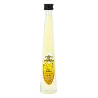 Licor de crema de pl&aacute;tano 40ml regalos de boda
