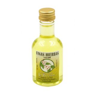 Licor de finas hierbas 50ml detalles de boda