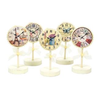 Portafotos surtidos con reloj pintado