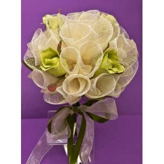 RAMO ROSAS YUTE VERDE