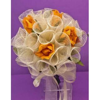 RAMO ROSAS YUTE NARANJAS