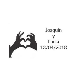 pegatinas originales boda