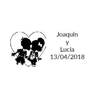 pegatina original invitados para boda