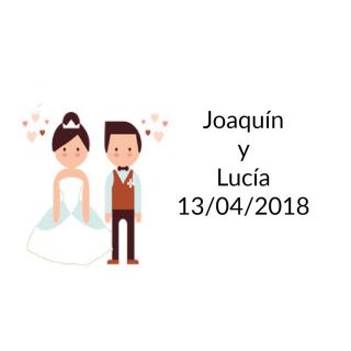 pegatina bodas original