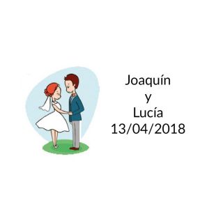 pegatina baratas bodas