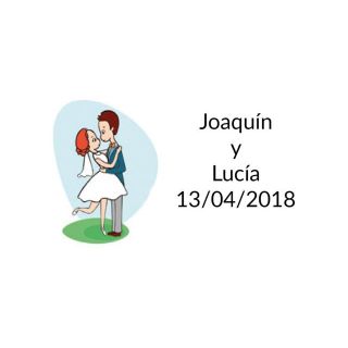 pegatina baratas bodas