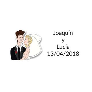 pegatinas bodas baratas