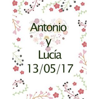 pegatina de boda