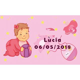Tarjetas de beb&eacute; para los invitados