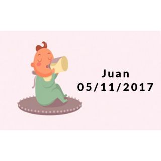 tarjetas original invitado beb&eacute;s