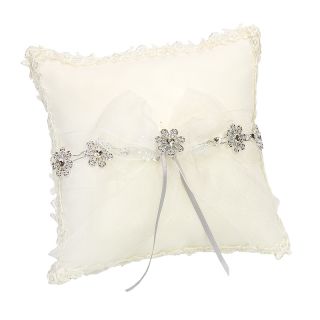 COJ&Iacute;N FLORES PLATA Y LAZO ORGANZA 
