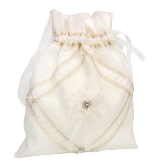 BOLSO NOVIA ENCAJE RIBETE BEIG 