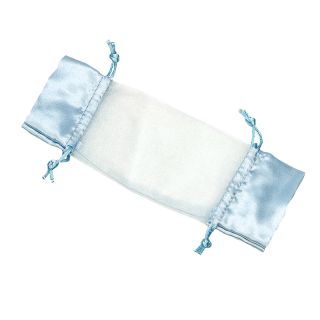 BOLSA organd&iacute; CARAMELO 20,5*8 CELESTE 
