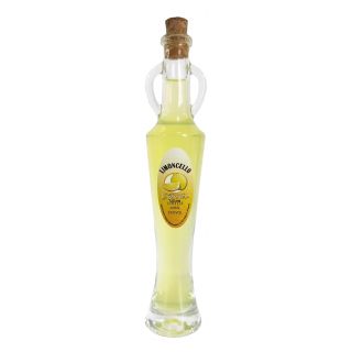 Botellita modelo Carmen de cristal, limoncello 40 ml 
