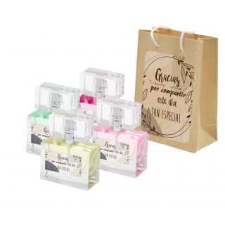 Bote perfume grosella 20 ml con bolsa