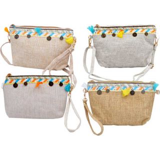 Bolso bordado asa larga surt. 24x17,5