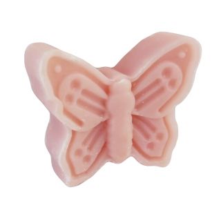 Jab&oacute;n de mariposa rosa claro 25 grs. 