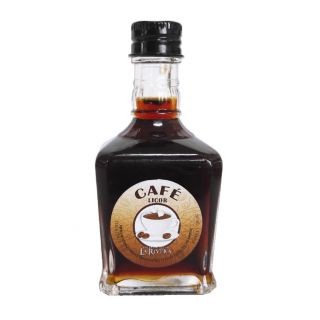 Botellita de licor de caf&eacute;, modelo toscana cristal 50ml