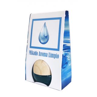 Mikado madera-cristal olor a limpio en caja 8 ml