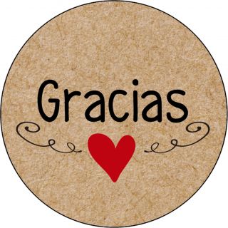 Pliego "gracias con coraz&oacute;n" (pliego 35uds)