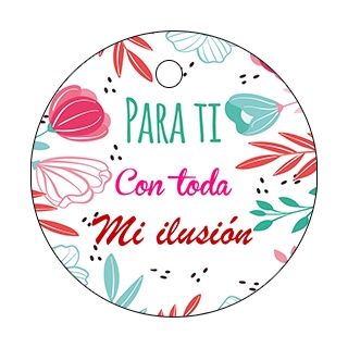 Pliego tarjeta redonda toda mi ilusi&oacute;n 20 ud-
