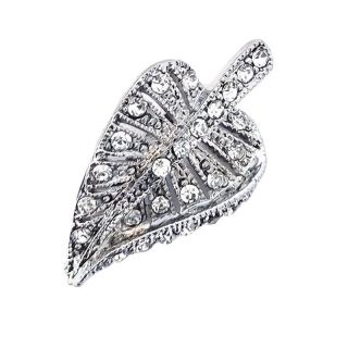 BROCHE BISUTERIA HOJA 