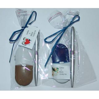 CInta m&eacute;trica + boli + bolsa + tarjeta