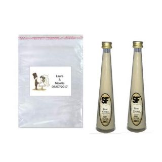 Licor Crema en bolsa celofan y tarjeta