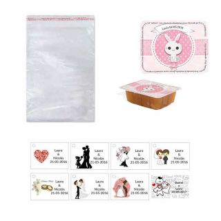 dulce membrillo 125gr ni&ntilde;a bebe con bolsa celof&aacute;n y tarjeta