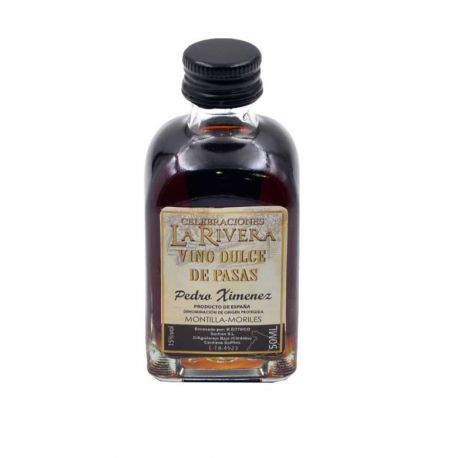 Vino dulce de pasas Pedro Ximénez 50 ML