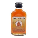 Licor de vodka caramelo 100 ml, petaca cristal