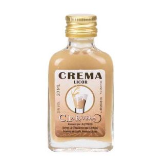 Licor de Crema 20 ML, Petaca Cristal