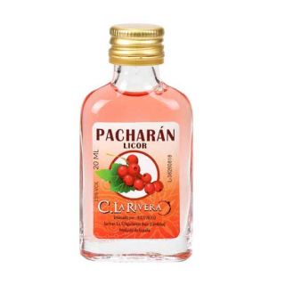 Licor de Pacharán 20 ML, Petaca Cristal
