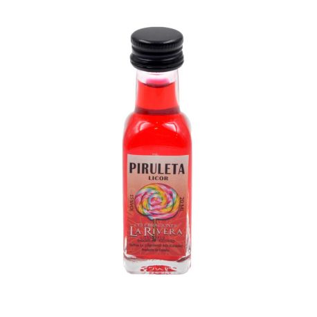 Licor de Piruleta 20 ML, Botella Marasca Cristal
