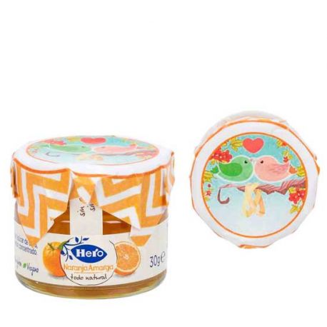 Mermelada de Naranja Amarga de la marca Hero, 30gr.