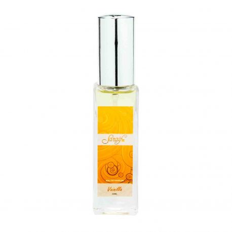 Frasco Eau de Parfum Vainilla con tapón cromado