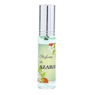 Frasco de perfume de Azahar alargado con tapón cromado
