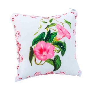 Cojín con bonito diseño de flores para regalar en bodas