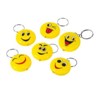 Llavero Emoticonos Alegres surtido, con luz