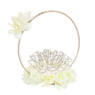 Bouquet-Cesta floral para pinchar alfileres