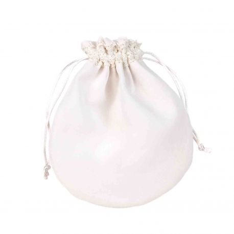 Limosnera blanca para niña 
