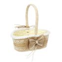 Cesta, pétalos o anillos de boda